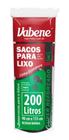 Saco lixo preto super reforcado 200l 5un / rolo vabene