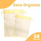 Saco Organza - Saquinho 10x15 Ouro C/50 Para Lembrancinha - Nybc