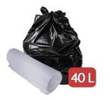 Saco P/ Lixo 40lt (100un) + Saco P/lixo Banheiro/pia (100un)
