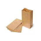 Saco papel kraft fast food p liso c/10 - wide stock