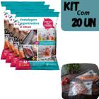 Saco Para Alimento Vácuo Cozinha Reutilizável 20un Kit
