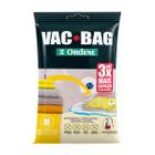 Saco para Armazenagem a Vácuo Vac Bag Impermeável Para Closet 45 x 65 cm Médio - Ordene