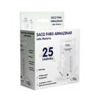 Saco para armazenar leite materno - 200ml - 25 unidades  791253 - gala pais & filhos 