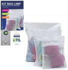 Saco para lavar roupa intima c ziper bag limp pmg c 3 pecas