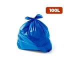 Saco para Lixo 100 Litros Coleta Seletiva Especial Azul com 100 unidades