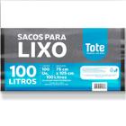 Saco para Lixo 100L Preto TOTE pct c/100un 100x100 (75x105x0,7)