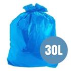 Saco para lixo 30l azul rolo c/30 embalixo
