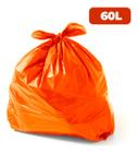 Saco Para Lixo 60 Litros Coleta Seletiva Especial Laranja Co