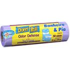 Saco Para Lixo Banheiro e Pia Odor Defense 34x40cm 50un - Dover Roll