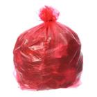 Saco para Lixo com Capacidade de 20 Litros Vermelho com 100 Unidades Itaquiti