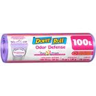 Saco Para Lixo Odor Defense Lilás 100L 10un - Dover Roll