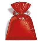 Saco para presente, lembrancinha vermelho 25x37 Pct C/50un - Cromus