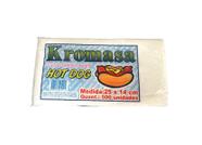 Saco Plástico Cachorro Quente Grande Hot Dog Kit 5000Un - Kromassa