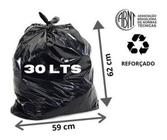 Saco Plástico Lixo Preto 59 X 62 Capacidade 30 Lts 6kgs Abnt