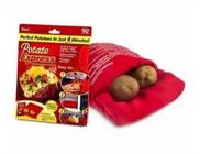 Saco Potato Express Para Assar Batatas 4 Min No Microondas