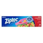 Saco Sache Ziploc Hermético Grande com 19 unidades