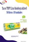 Saco TOP Lixo 50 litros c/30 unid. biodegradável Cana de Açúcar- sustentável, selo verde (17061)
