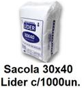 Sacola 30x40 Lider 1000unidades