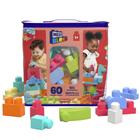 Sacola Com 60 Blocos De Montar Pré-Escolar - Mega Bloks - Fisher Price - Mattel