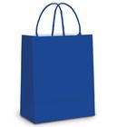 Sacola de Papel GG Azul Royal - 39x32x16cm - 10 unidades - Cromus - Rizzo Embalagens