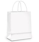 Sacola de Papel M 26x19,5x9,5cm - Branco - 10 unidades - Cromus - Rizzo