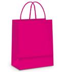 Sacola de Papel M Pink - 26x19,5x9,5cm - 10 unidades - Cromus - Rizzo Embalagens