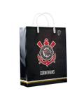 Sacola De Presentes Escudo Time 33x9x27cm - Corinthians