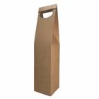 Sacola Embalagem De Papel Kraft 280G Para Garrafa De Vinho E Bebida 40 Unidades - allxzblack