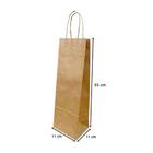 Sacola Kraft Cristina 11x11x35cm SGF-500 c/ 10