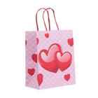 Sacola kraft dia das maes love 17,5x8,5x21,5cm c/ 100 un - TAMAROZZI EMBALAGENS