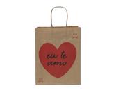 Sacola Kraft Dia Das Maes Love Amor 17,5X8,5X21,5Cm 30 Un - Db