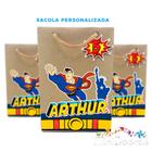 Sacola Kraft Personalizada Super Homem