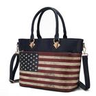 Sacola MKF Collection Lilian Vegan Leather Women FLAG