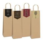 Sacola Papel com Fecha Wine Garrafa 35x13x8 - 10 Un