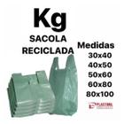 Sacola Reciclada KG - Reforçada Verde