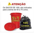 Sacos De Lixo 100 Litros Preto 300Un Resistentes