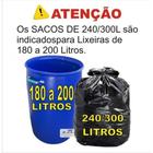 Sacos De Lixo 240 300 Litros Super Reforçado 150 Sacos