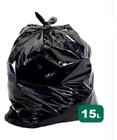 Sacos De Lixo Preto Super Reforçado 15 Litros Capacidade 6kg