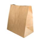 Sacos Kraft SOS G 10Kg (20x12x36cm.) P/ Delivery Hamburguer Lanches C/ 100 Un.