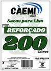 Sacos para lixo 200 lts rf. caemi c/ 5 unid