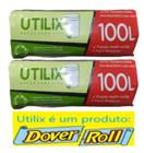 Sacos para Lixo Utilix Dover Roll 100L C/25 Un Kit Com 02