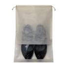 Sacos para Sapatos Calçados de TNT 28cm x 40cm com visor transparente Organizador de Armário e Viagem - kit 10 peças