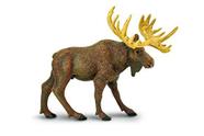 Safari Ltd Wild Safari North American Wildlife Moose Modelo de Estatueta de Brinquedo Pintado à Mão Realista Construção de Qualidade a partir de materiais seguros e bpa livre para idades 3 ou mais