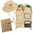 Safari Outfit Born Toys inclui chapéu e colete Safari para crianças de 3 a 7 anos