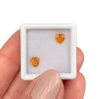 Safira Laranja Coração Par 0,97ct