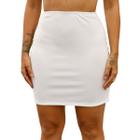 Saia Anágua Feminina Slim Com Elastico Semi Translúcida Para Usar Sob Vestido Transparente3070A