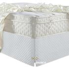 Saia Box Casal Padrão Branca Matelassado Serve Para Cama Baú