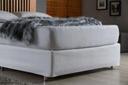 Saia Box Para Proteger a Cama Box Casal Queen Branco