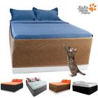 Saia Cama Box Arranhador E Protetor Gatos Au Au Miau Company
