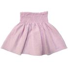 Saia Curta Infantil Lastex Rose